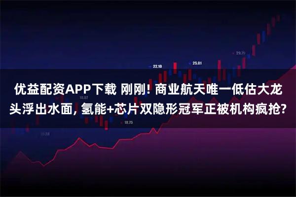 优益配资APP下载 刚刚! 商业航天唯一低估大龙头浮出水面, 氢能+芯片双隐形冠军正被机构疯抢?